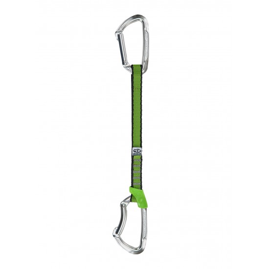 Bucla echipata Climbing Technology Lime nylon Silver 22 cm