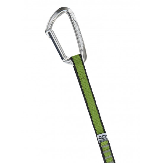 Bucla echipata Climbing Technology Lime nylon Silver 22 cm