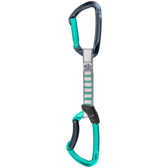 Bucla echipata Climbing Technology Lime nylon 12 cm 2023