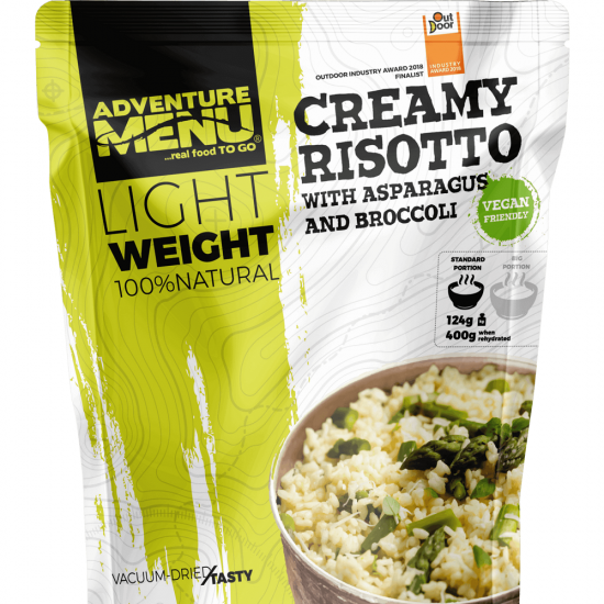 Risotto cremos cu sparanghel și broccoli Adventure Menu 124 g